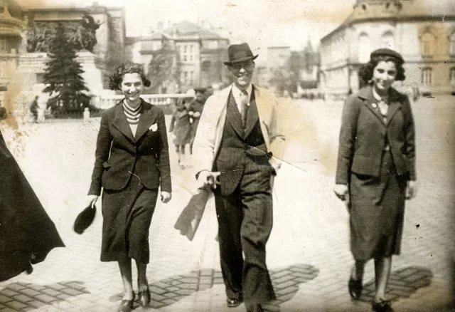 Sofi Uziel and her friends Matti and Arie