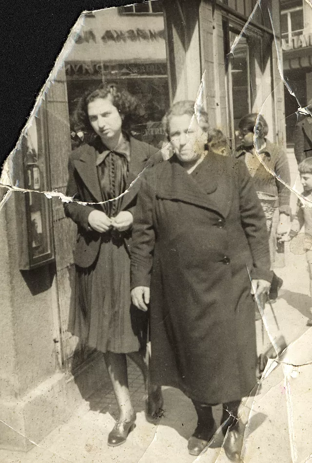 Sofi Uziel and her mother Ventura Benaroya