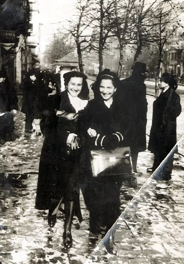 Sofi Uziel and her friend Mazzi