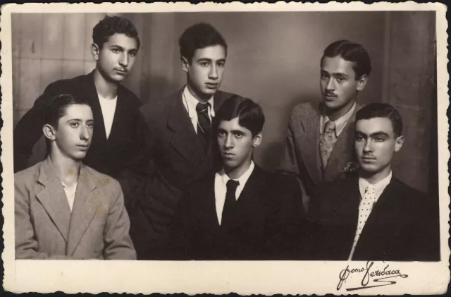 Victor Baruh and his friends