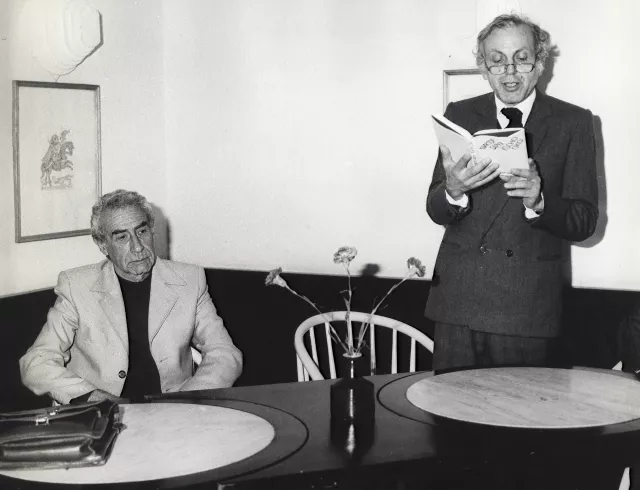 The presentation of Victor Baruh's book 'Late Eye'