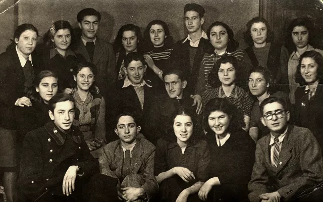 Anna Danon with her friends