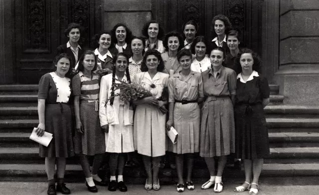 Anna Danon as a high school graduate