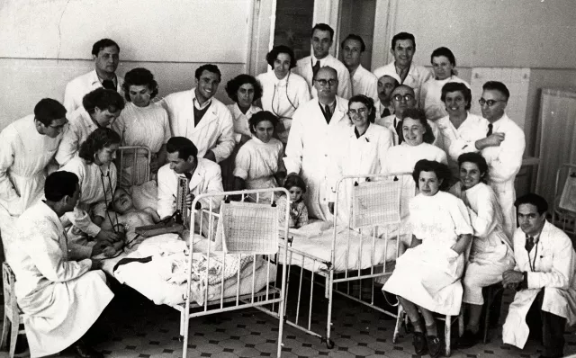 Anna Danon with the pediatrics study circle