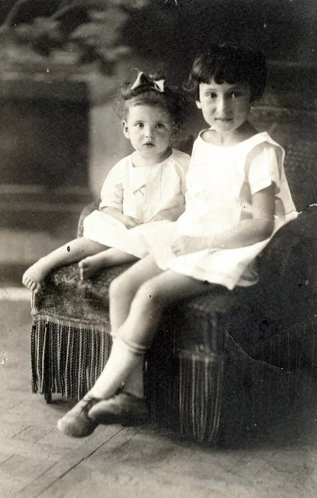 Vera Burdenko and her sister Lilia Korolik Vera Burdenko and her sister Lilia Korolik