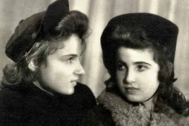 Vera Burdenko and her sister Lilia Korolik Vera Burdenko and her sister Lilia Korolik