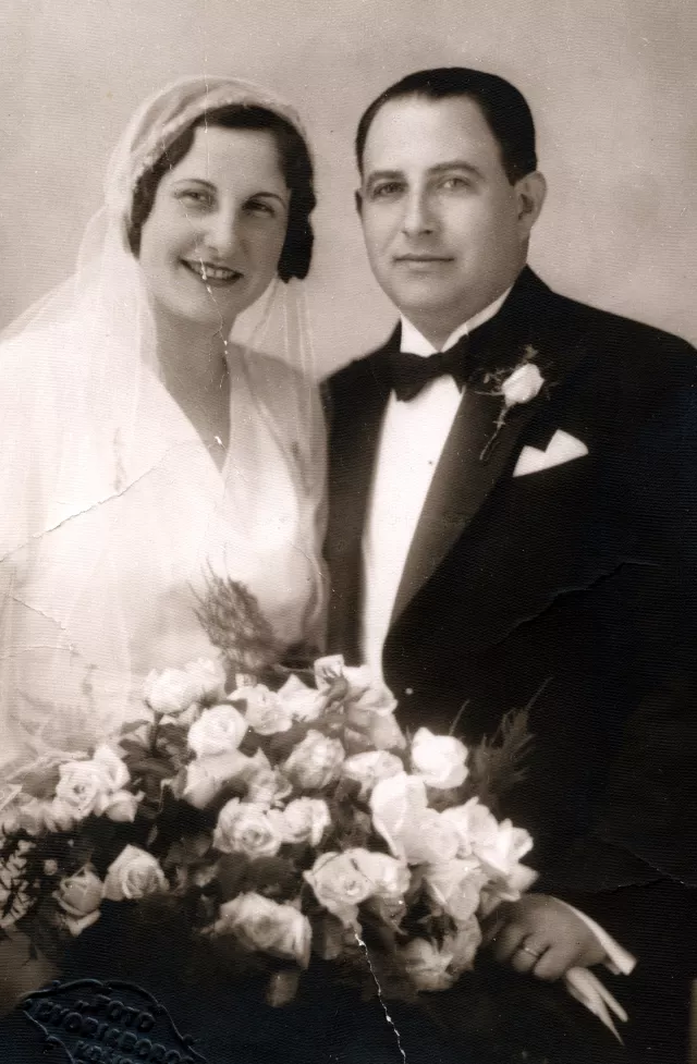 The wedding of Moritz Haber and Helena Haberova