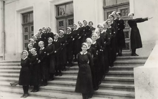 Adela Hinkova in high school