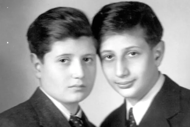 Oskar Shimon Beer and his brother Pavel Beer