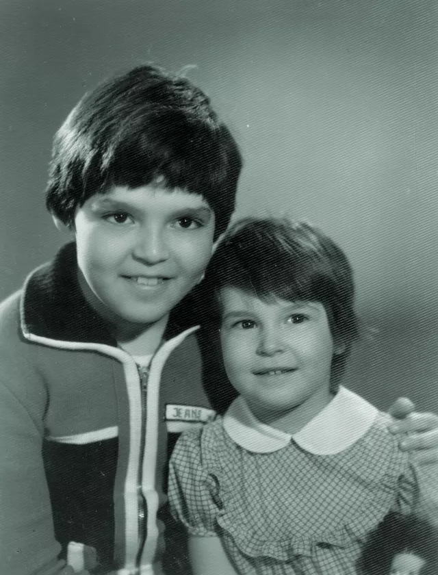 Vadim Strazh and his sister Angelina Ekkey