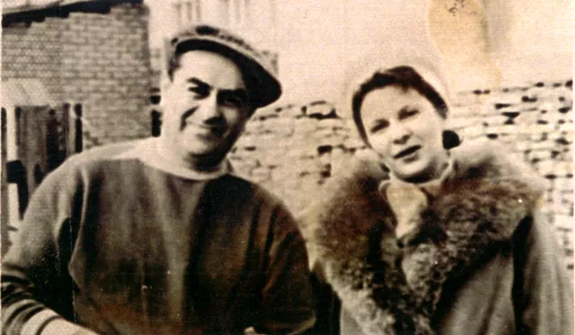 Simon Rapoport with his wife Ruth Refes