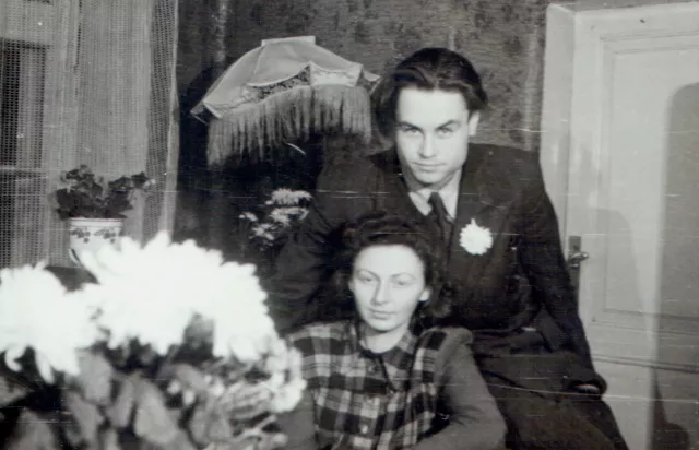 Siima Shkop with her husband Victor Mellov