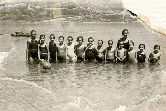 Vera Erak among other members of the Sokol Society