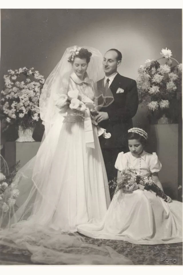 Deniz and Albertos Nahmias's wedding