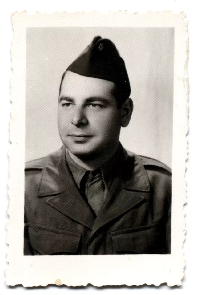 My little brother as a soldier