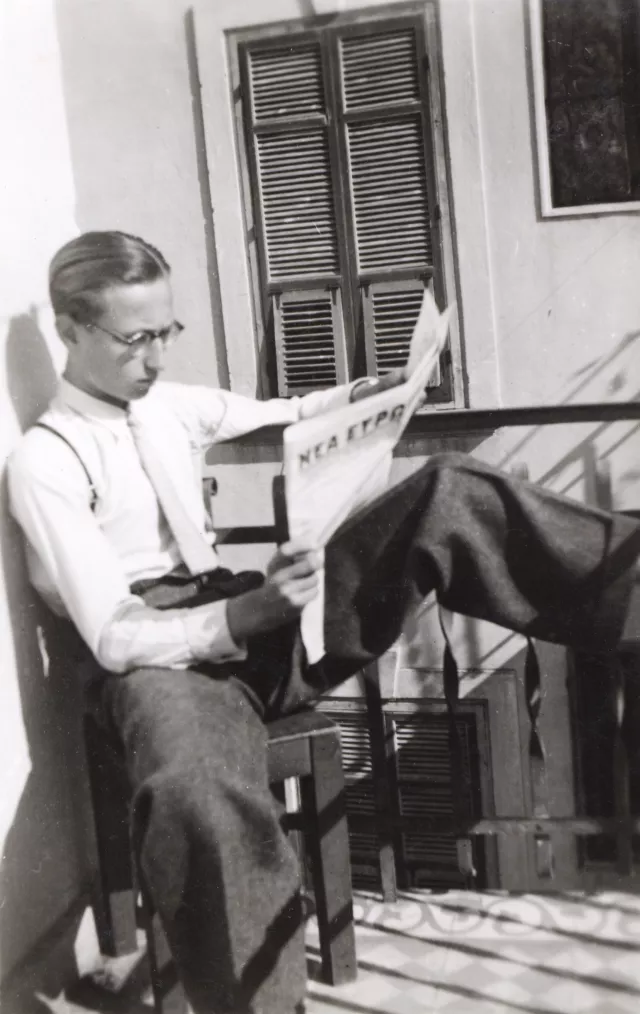 Mario Modiano in the Salonica ghetto