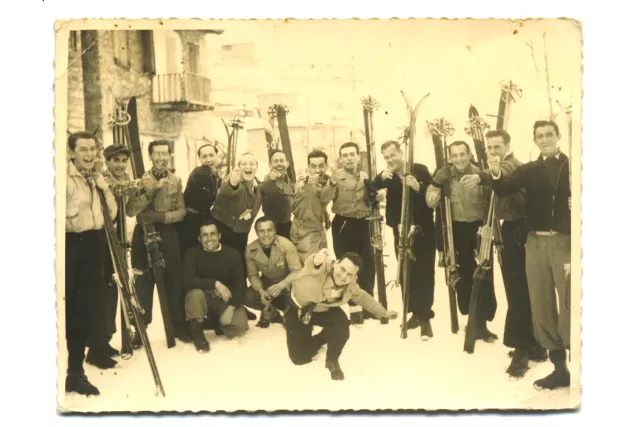 Solon Molho with friends on Mount Olympus