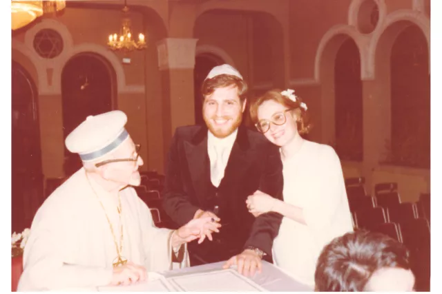 Nina and Moris Carasso on their wedding day Nina and Moris Carasso on their wedding day