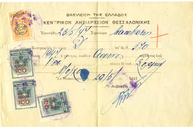 M air Molho's birth certificate