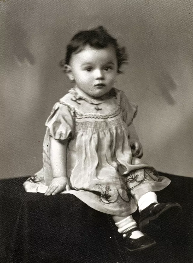 Hana Gasic as a baby