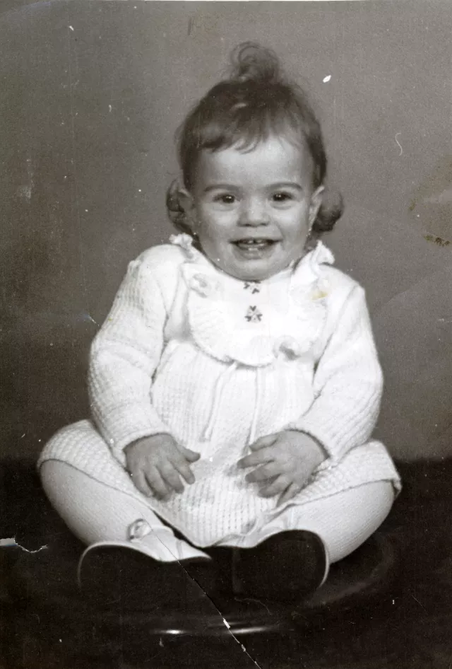 Hana Gasic's daughter Tamara Gasic as a young child