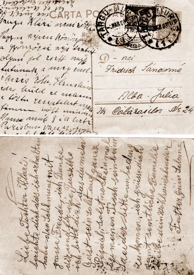 Levelezõlap Grün Salamontól