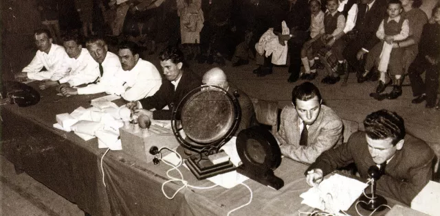 Grün László mint bemondó