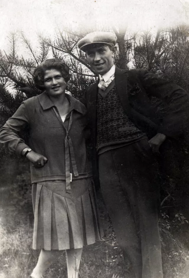 Tonci Berkovic with cousin Kosen Goldman