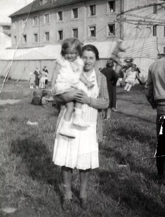 Maria Feheri with servant Boris