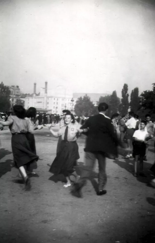 Maria Feheri at the Communist World Youth Meeting