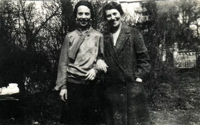 Gabor Paneth's aunt Sari Bergsmann and mother Margit Paneth Gabor Paneth's aunt Sari Bergsmann and mother Margit Paneth