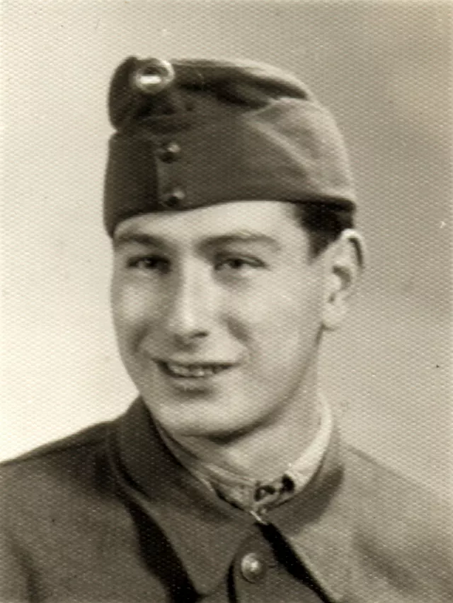 Miklos Braun in forced labor Miklos Braun in forced labor