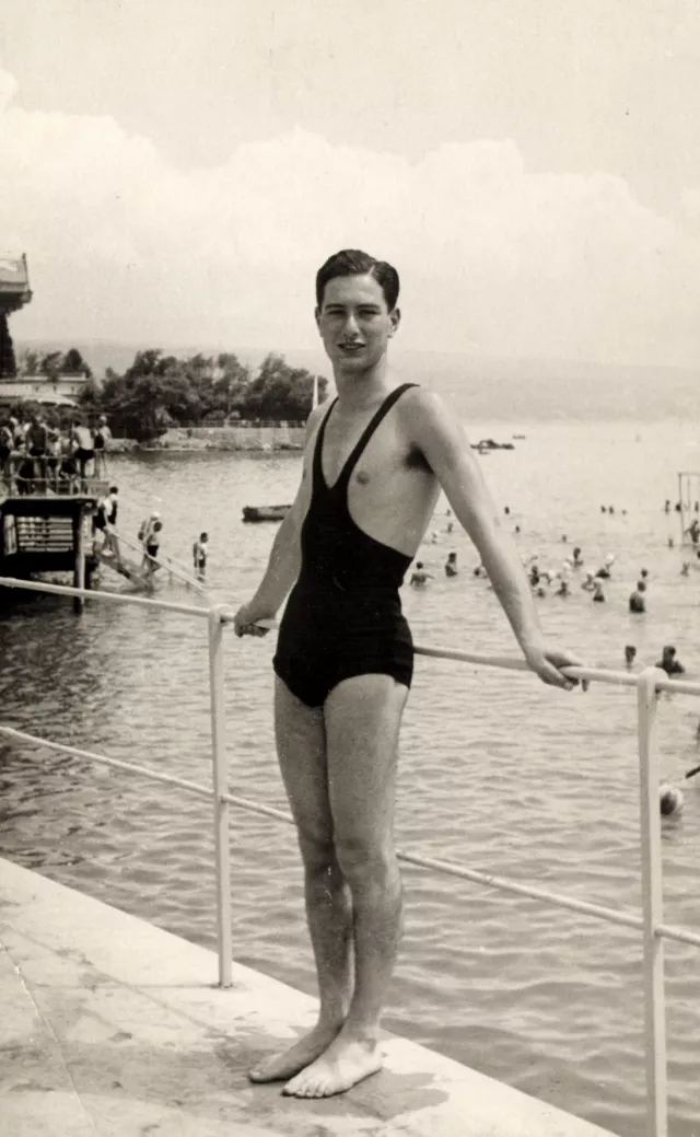 Miklos Braun at his sister Klara Nauman´s in Fiume