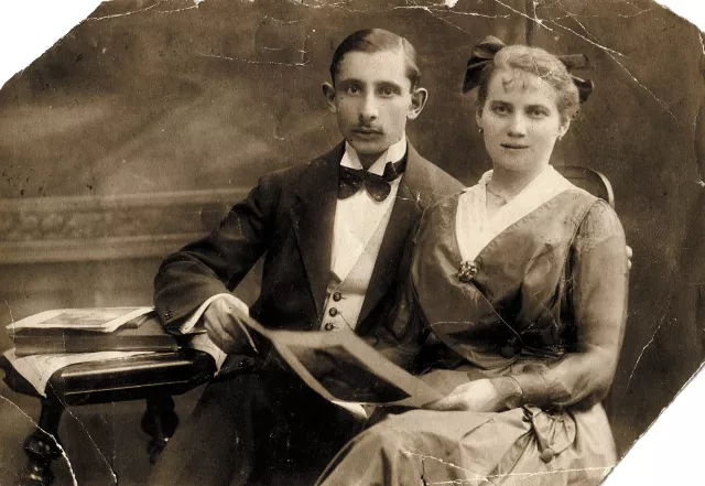 Edit Kovacs' parents, Katalin and Arpad Halasz