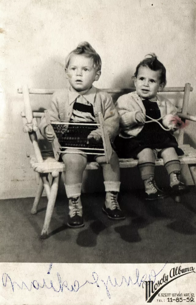 Edit Kovacs' daughter Maria Daragos and nephew Gyuri Kiss Edit Kovacs' daughter Maria Daragos and nephew Gyuri Kiss