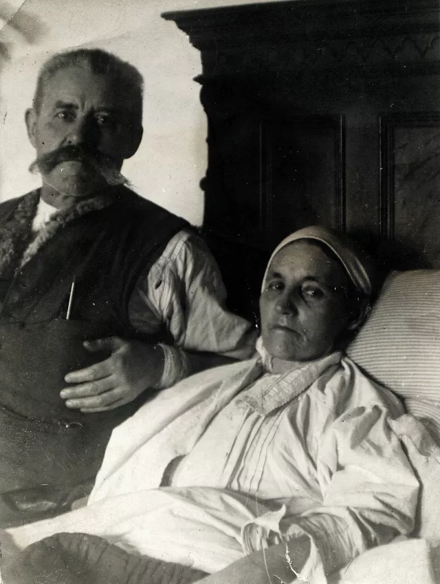Hirschberg Móric és a felesége Hirschberg Móric és a felesége