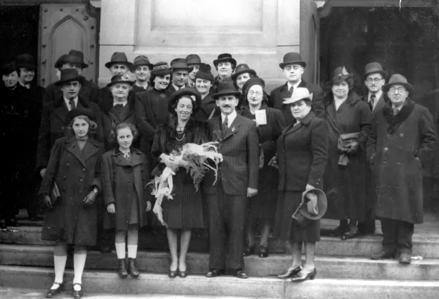 The wedding of Jozsef  Weisz and Marta Bolgar