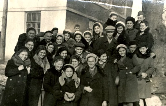 Graduation form in Kirghizia school.