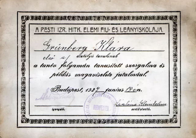 Appraisal of good behavior in school