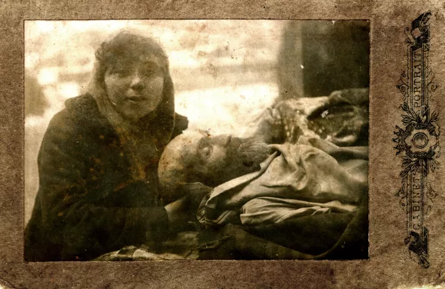 Zoya Lerman's maternal grandfather, Arkadiy Gilik,
 and his daughter, Raissa Gilik