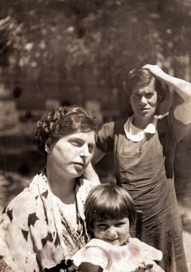 Zoya Lerman and her mother Maria Lerman and her neighbor