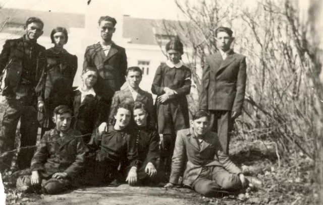 Pesia Treger with her friends