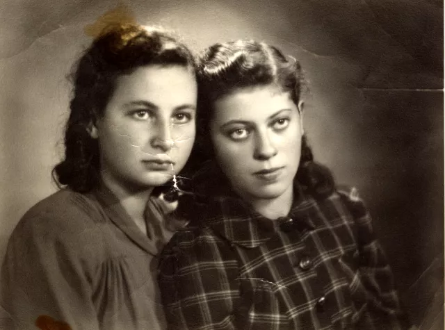 Ranana Malkhanova with her friend Liza Kabatner