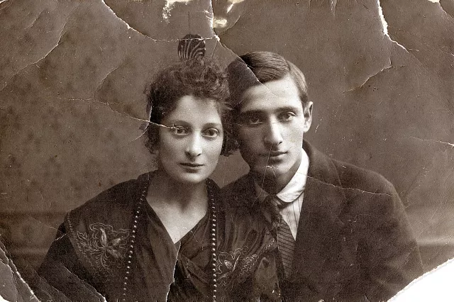 The wedding of Isaac and Tsimlya Kopelovich