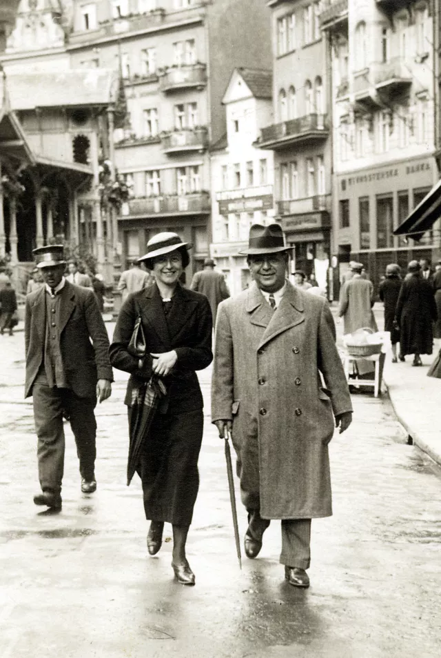 Karel Stiassny im Urlaub