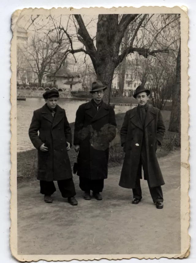 Sami Sadikario, Avram Sadikario and a Jewish patient from hospital in Sofia