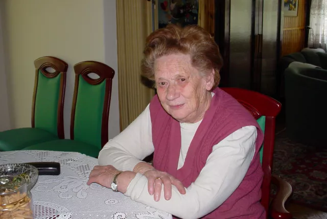 Roza Kamhi at home in Skopje
