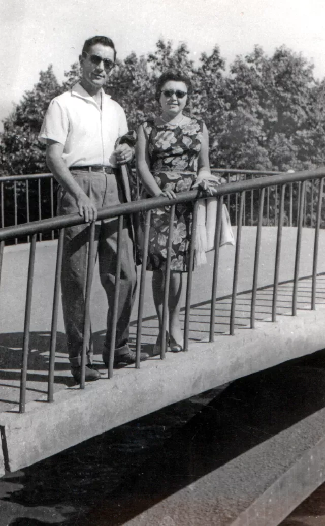 Sarah Dener and her husband Jacques Levenson Sarah Dener and her husband Jacques Levenson