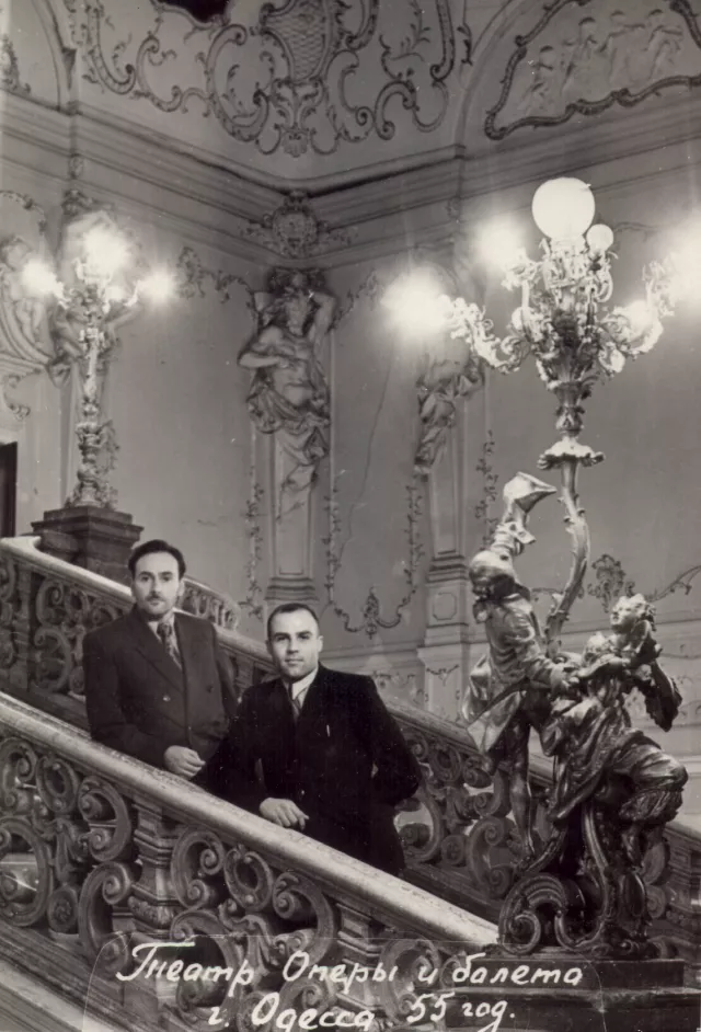 Isaac  Rozenfain in the Odessa Opera Theater