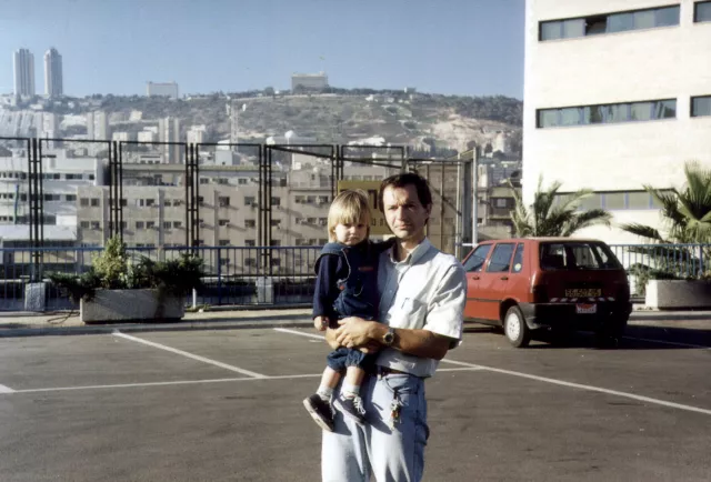 Alexandr Barbul with his son Ilia